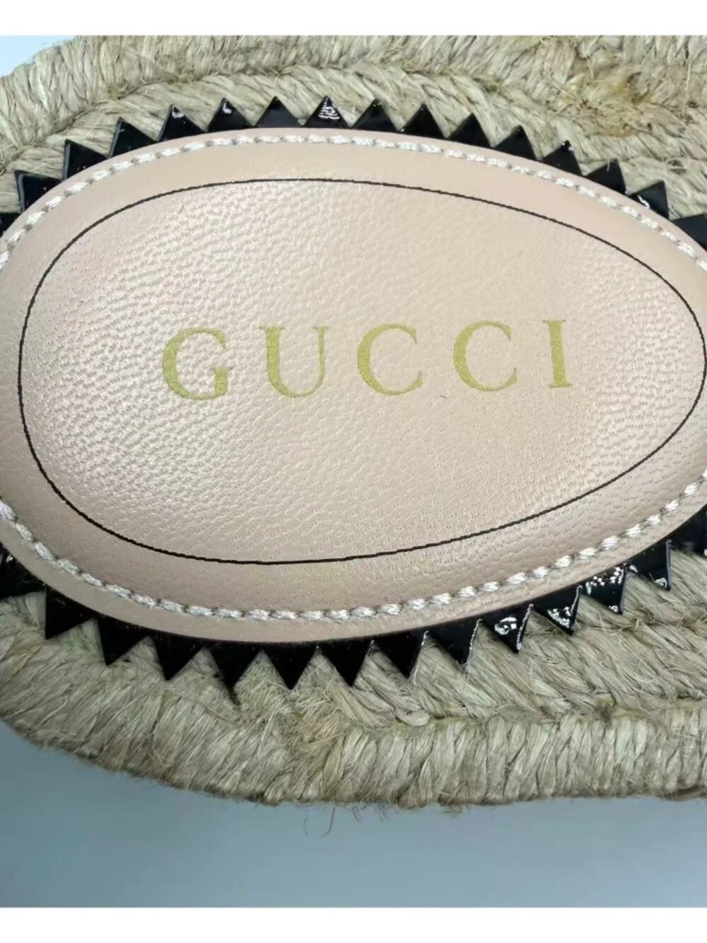 Gucci Women’s Damita Interlocking G Espadrille  Sandals Ivory EU39.5 77178